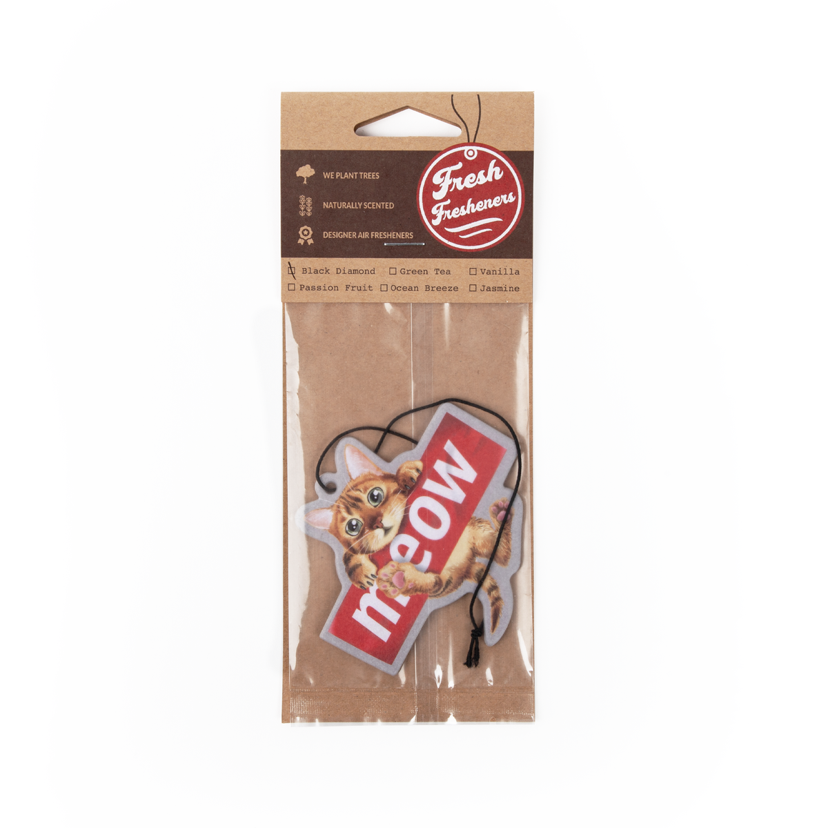 Meow Cat Air Freshener Pack of 12