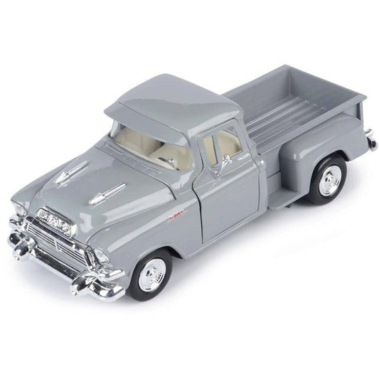 1957 GMC Blue Chip Pickup - Gray 1:24 Scale Diecast Model