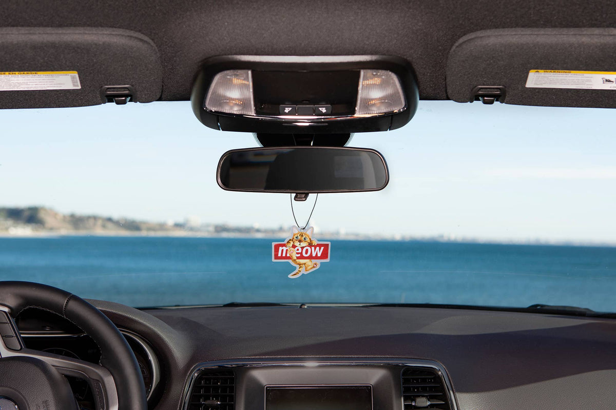 Meow Cat Air Freshener Pack of 12