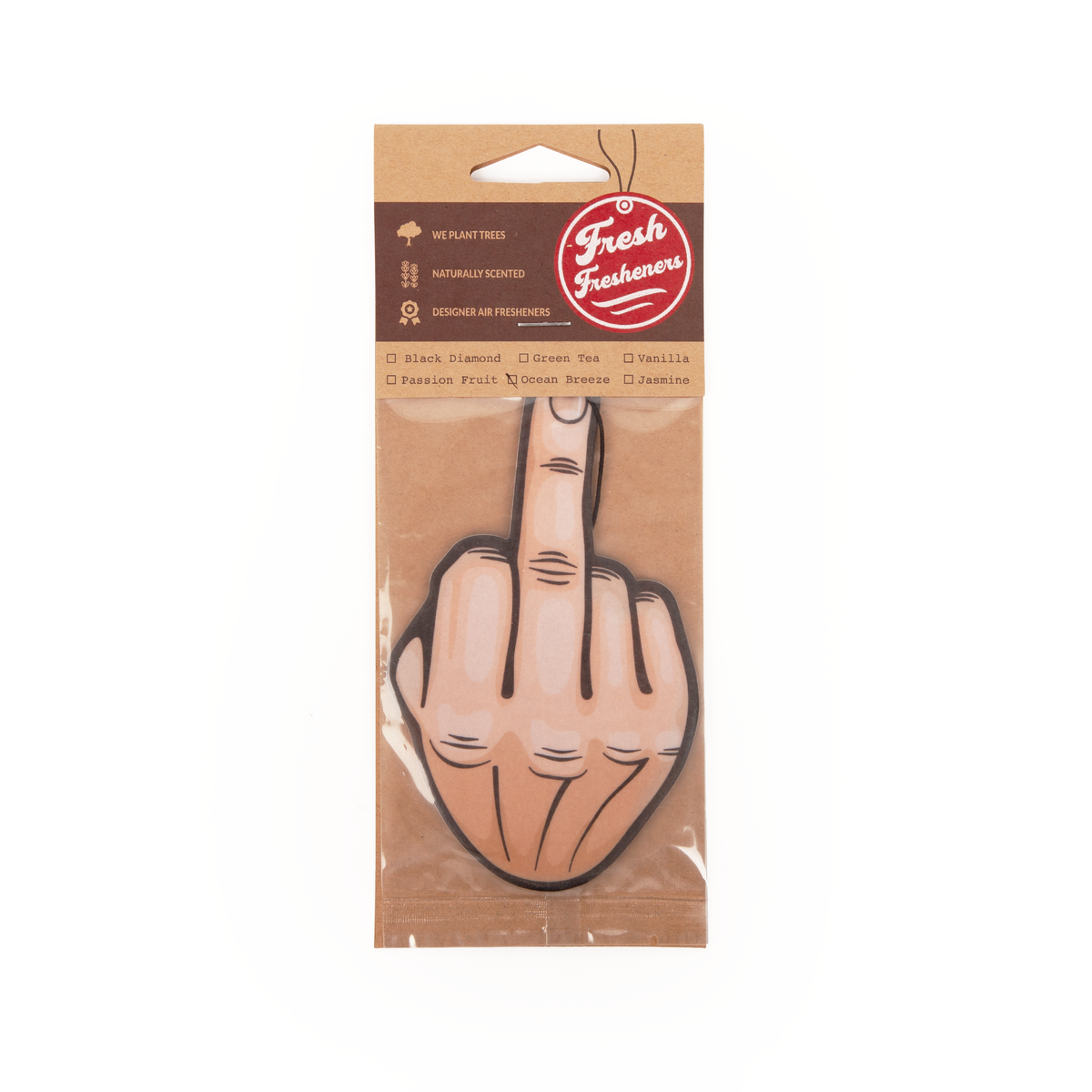 Middle Finger Air Freshener Pack of 12